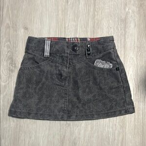 Souris Mini Stylish Gray Kids Skirt